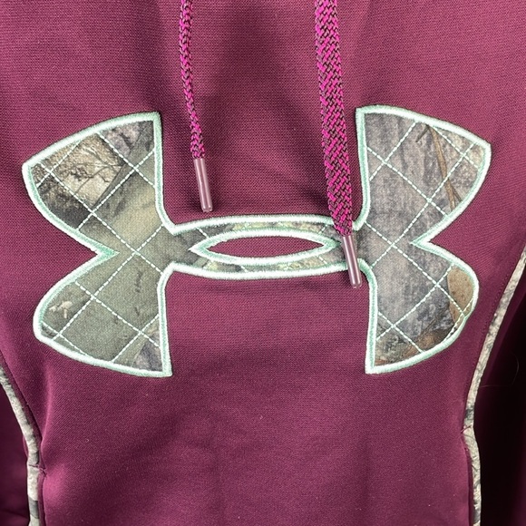 Under Armour Storm Women’s Hooded Sweatshirt SZ Small Camouflage - Picture 4 of 14